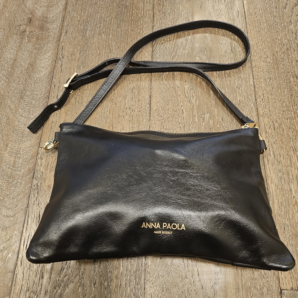 Anna Paola Black Handbag - Picture 5 of 10